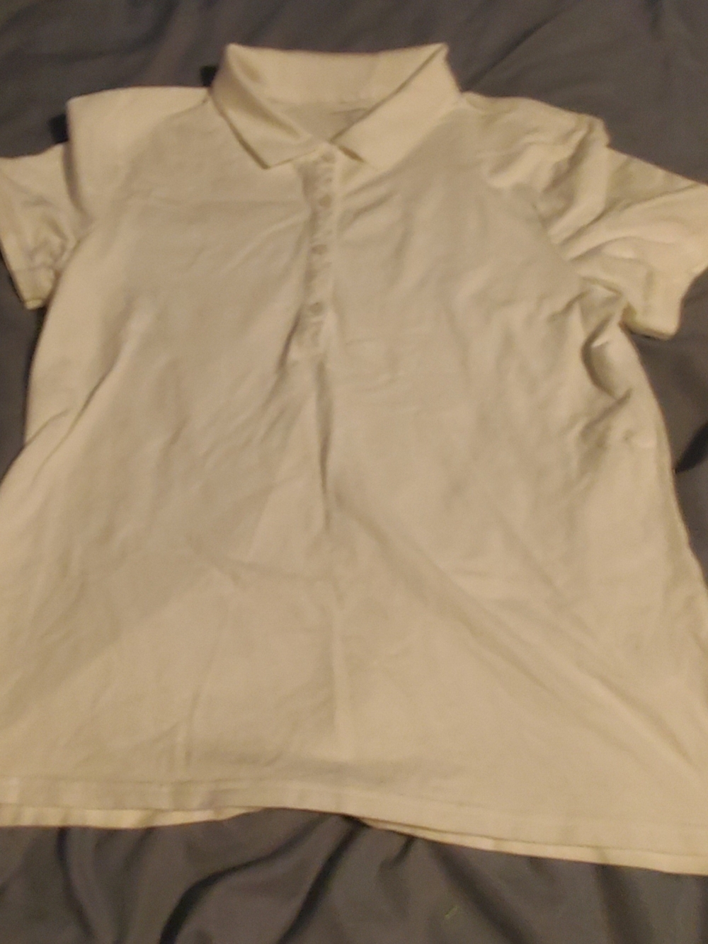 White Polo Shirt - Classic Short Sleeve